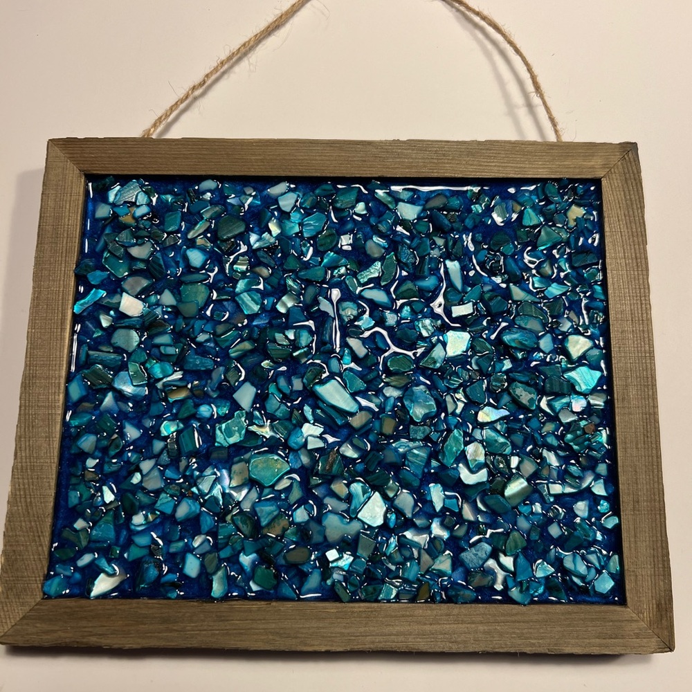 Blue Mosaic Wall Art